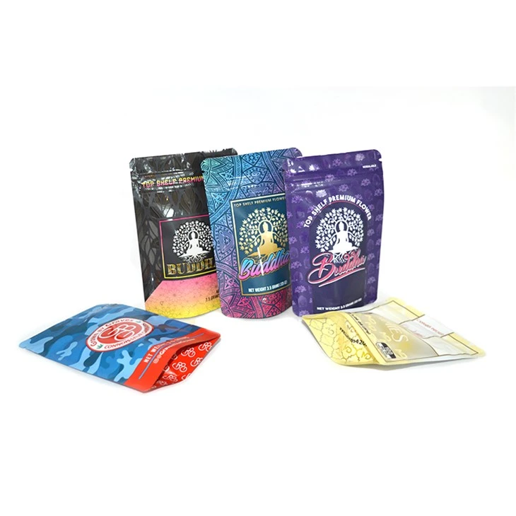 Aluminum Moisture Resistant Tiny Ziplock Bags Drugs , Lockable Medicine Bag For Dry Hemp Seeds