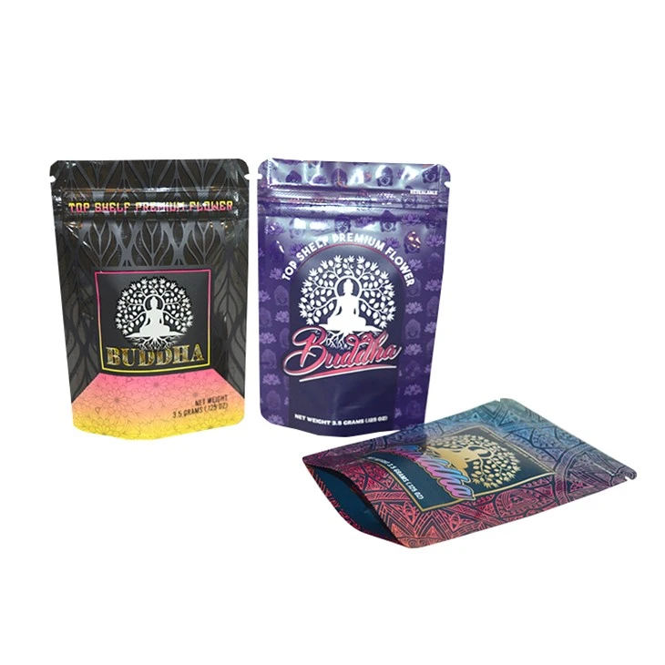 Aluminum Moisture Resistant Tiny Ziplock Bags Drugs , Lockable Medicine Bag For Dry Hemp Seeds