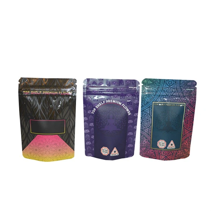 Aluminum Moisture Resistant Tiny Ziplock Bags Drugs , Lockable Medicine Bag For Dry Hemp Seeds