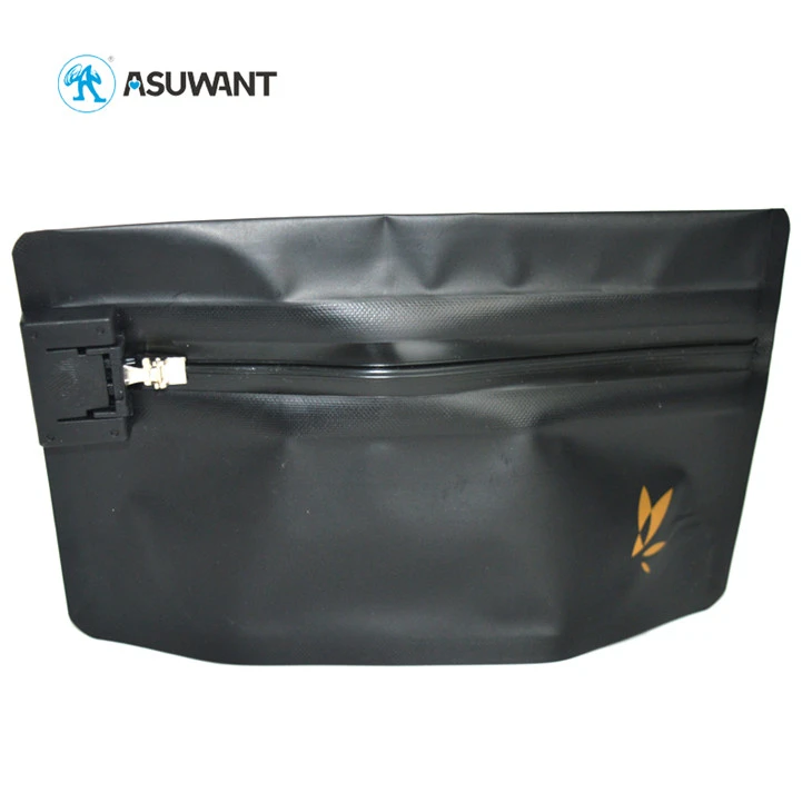 Child Proof Locking Black Jungle Boys Runtz Resealable Child Resistant Exit Plastic Packaging Bags