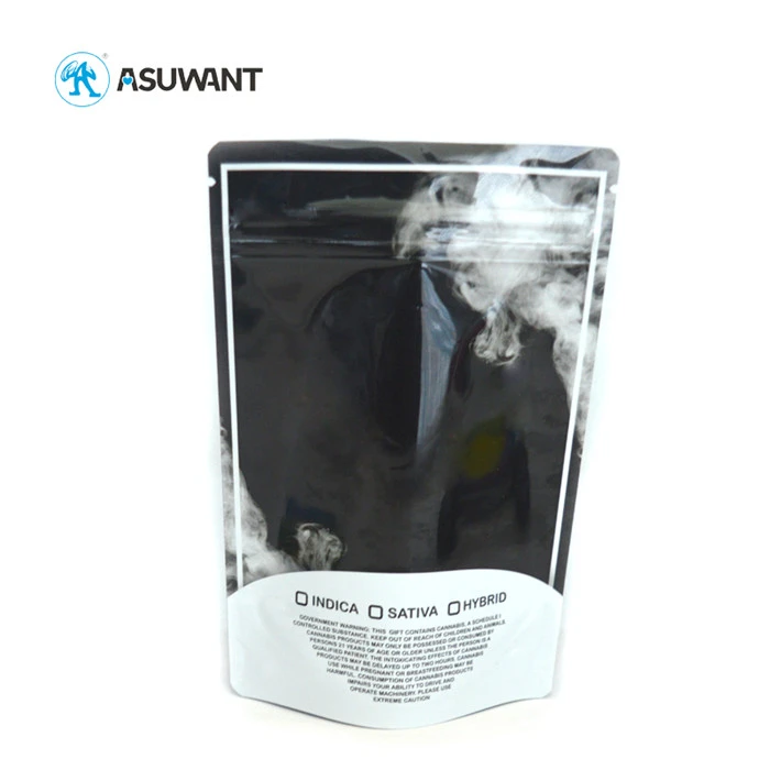 FDA Food Grade Resealable Stand Up Pouches , Moisture Proof Black Stand Up Pouch