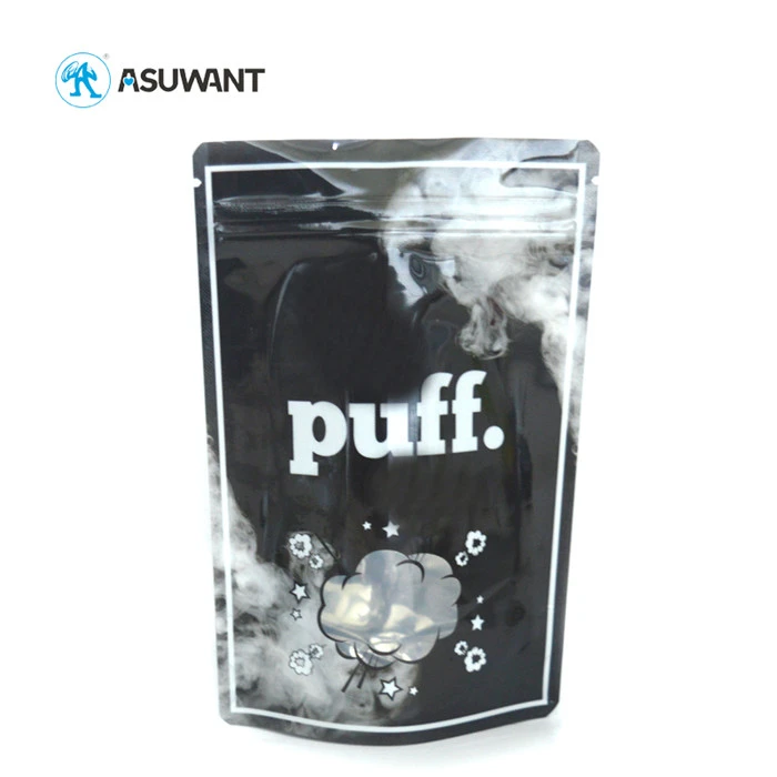 FDA Food Grade Resealable Stand Up Pouches , Moisture Proof Black Stand Up Pouch