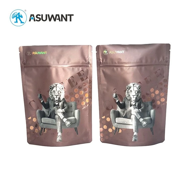BRC Plastic Bag Custom Digital Print With Spot Gloss UV Varnish, 3D Raised Embossed UV Texture, Stand up Coffee Packaging Pouches price